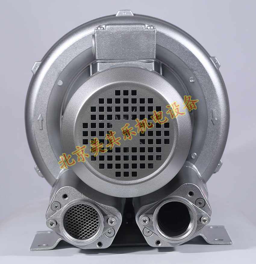  三相電850w高壓鼓風(fēng)機背部圖